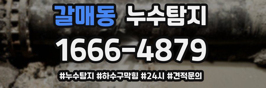 누수닥터 누수탐지