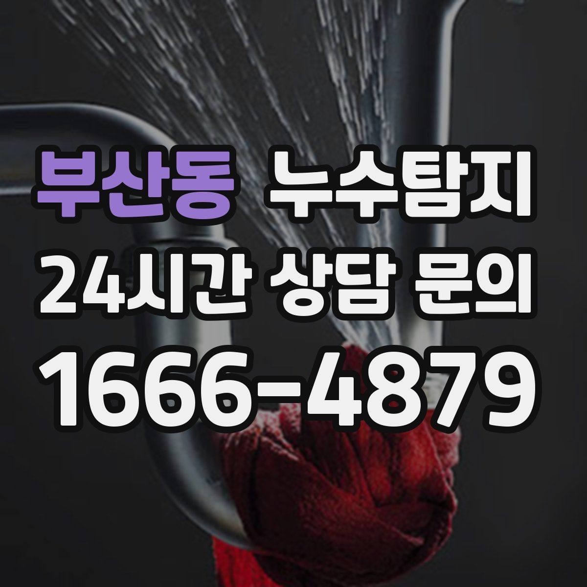 부산동 누수탐지 작은 물자국에서 시작된 대처 일지