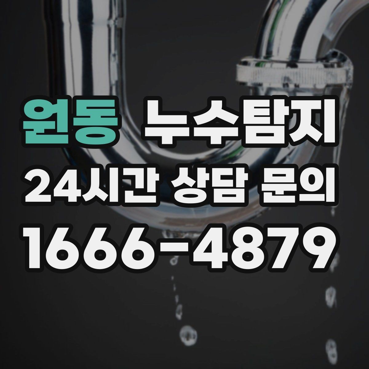 원동 누수탐지 우수관 배수 상태 예방 점검