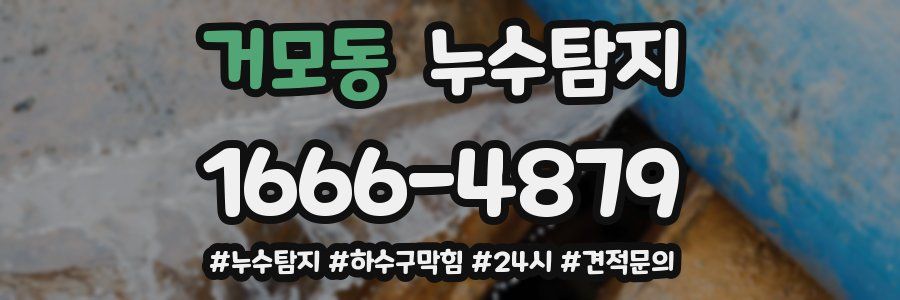 누수닥터 누수탐지