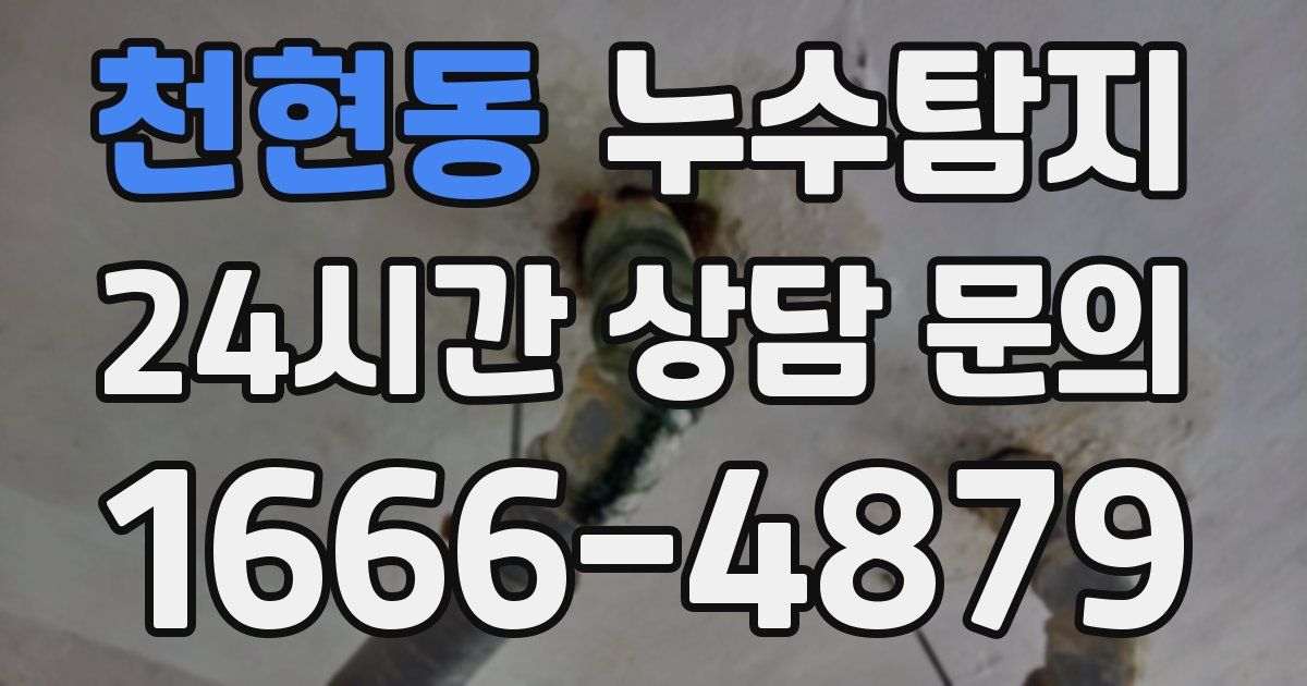 하수구막힘