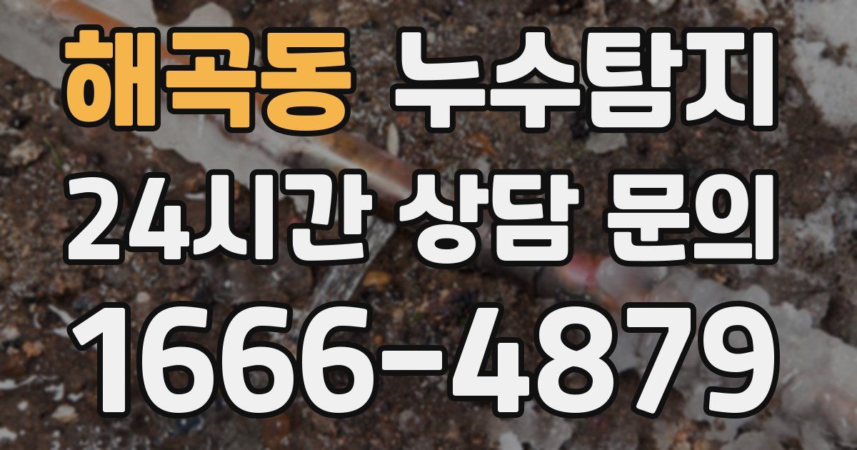 하수구막힘