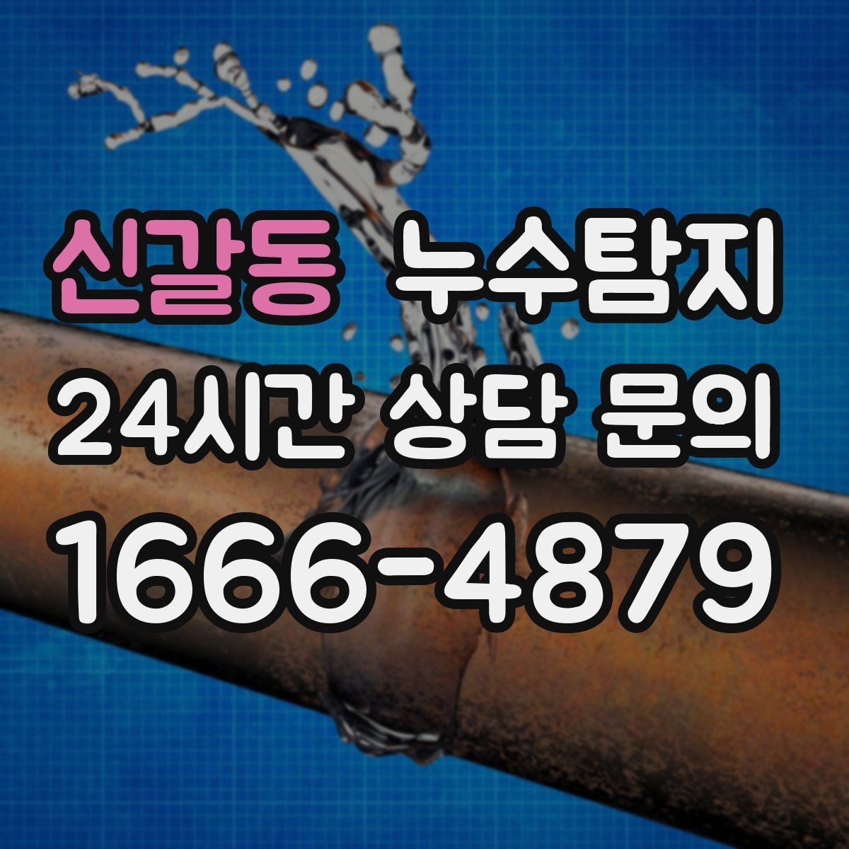 신갈동 누수탐지 상가 영업 중 조용한 점검기