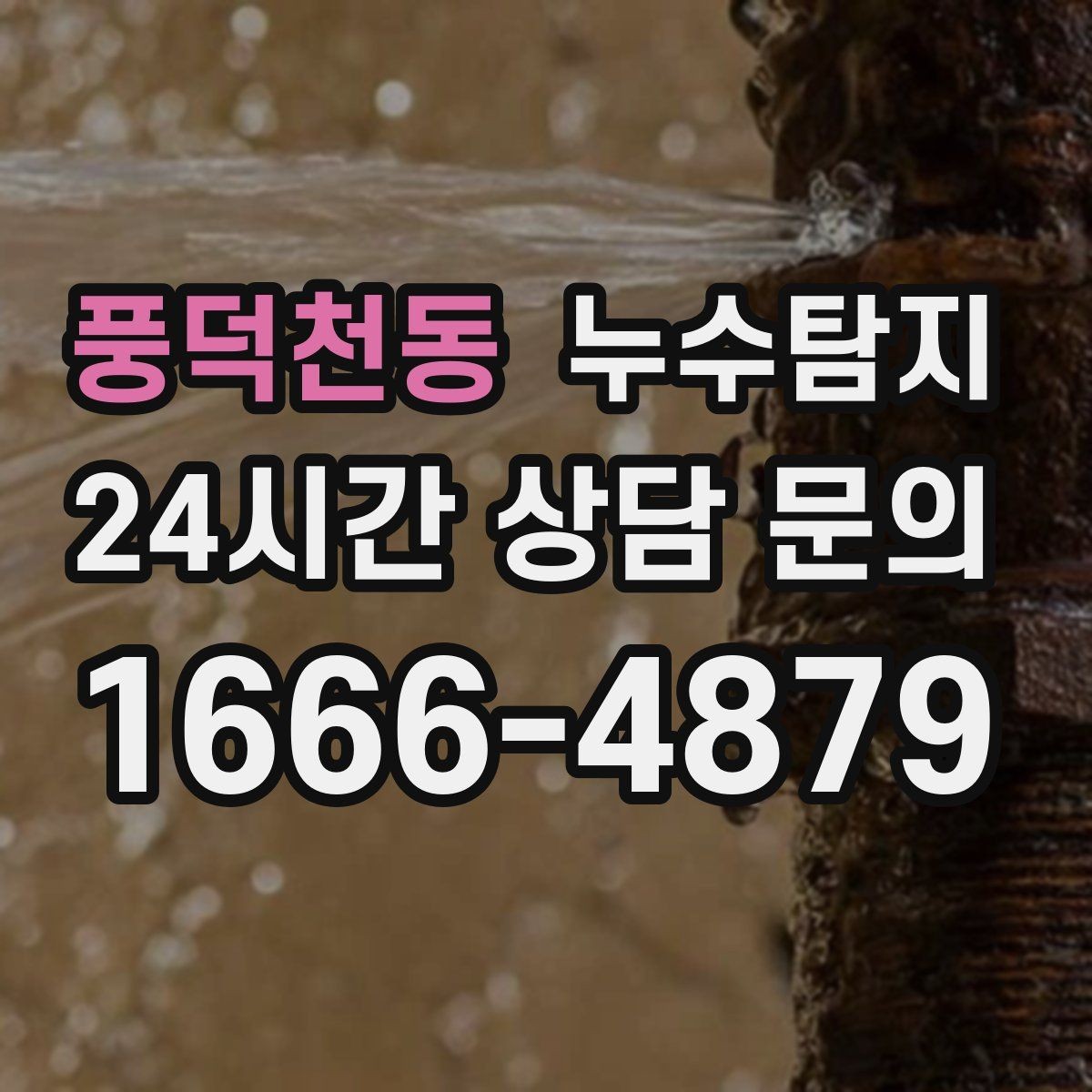 풍덕천동 누수탐지 방문 가능 지역 예약 팁 공유