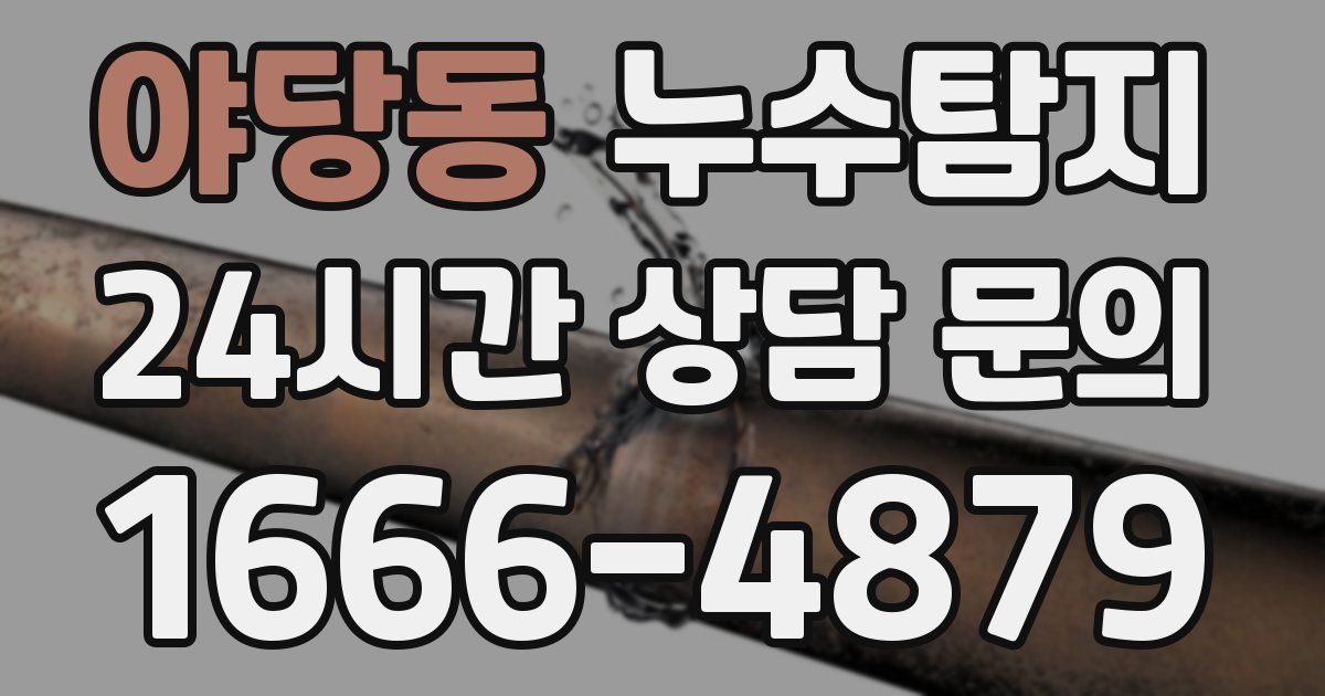 하수구막힘