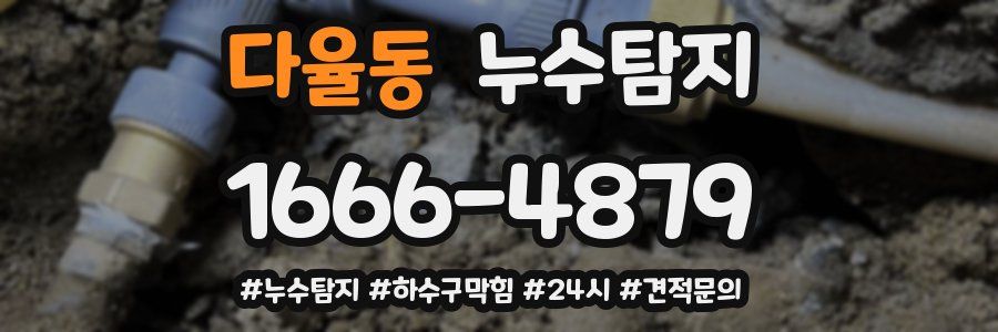 누수닥터 누수탐지