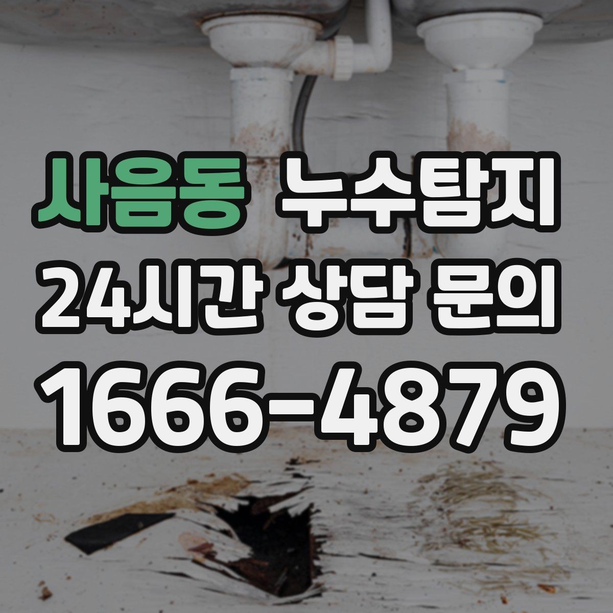 사음동 누수탐지 주말 방문으로 신속히 해결한 후기