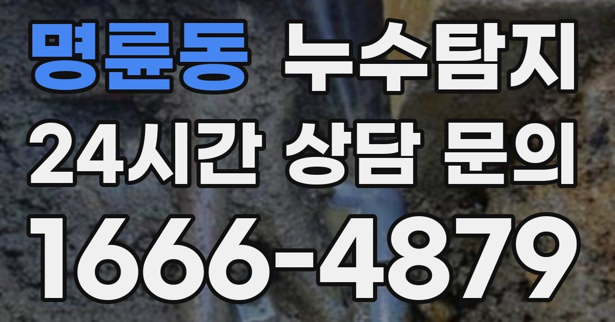 하수구막힘