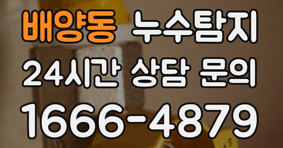 하수구막힘
