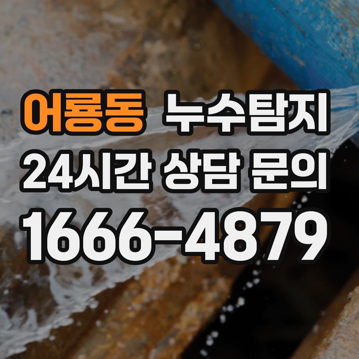 어룡동 누수탐지 사진과 영상으로 남긴 복구 기록