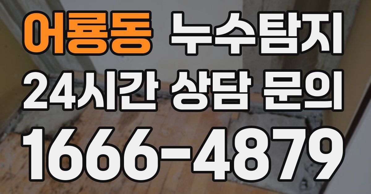 하수구막힘