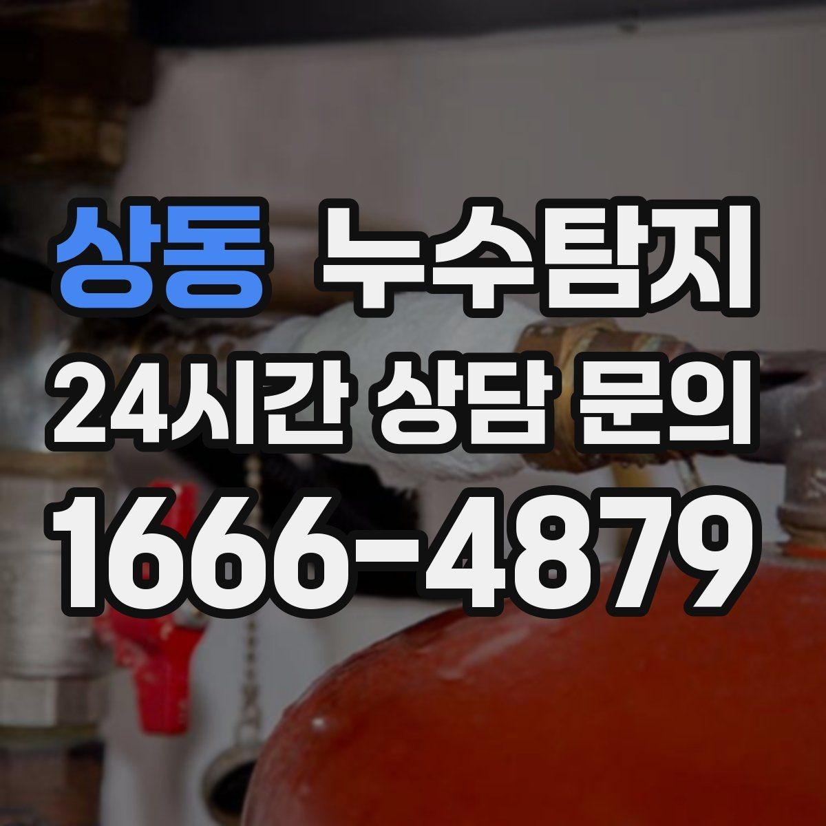 상동 누수탐지 공용배관 의심되는 구간 판별