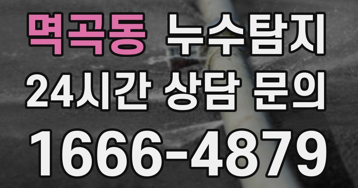 하수구막힘