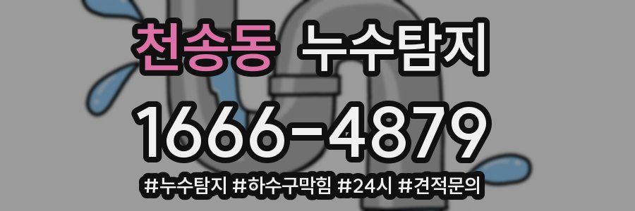 누수닥터 누수탐지
