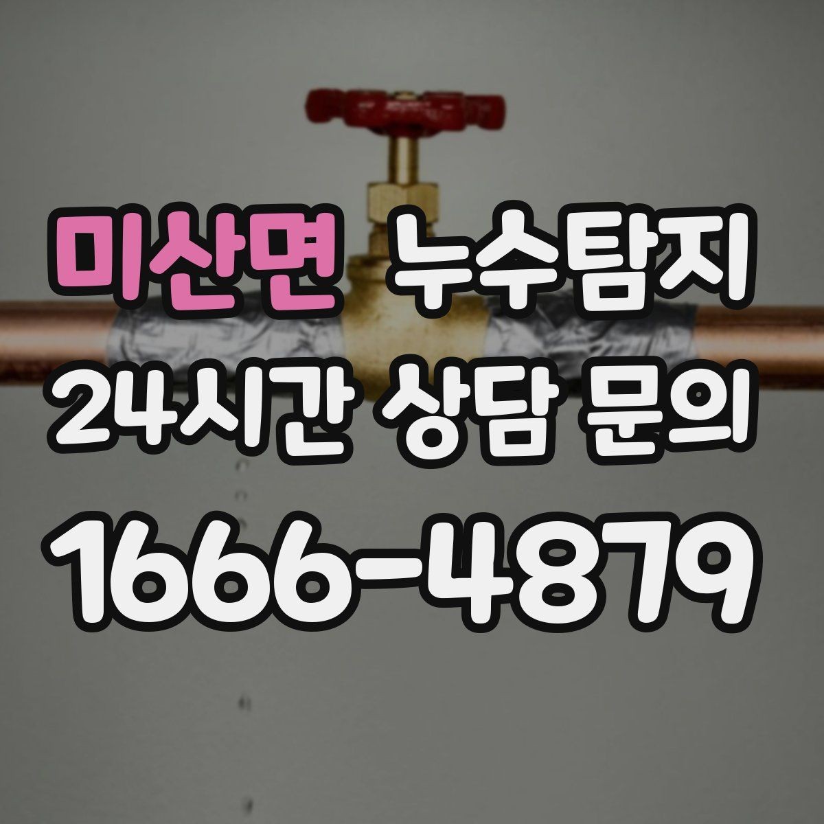 미산면 누수탐지 내시경으로 본 배관 내부 기록