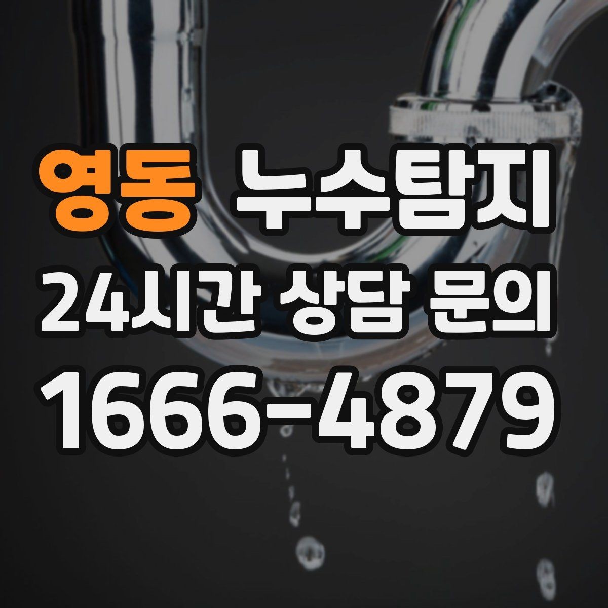 영동 누수탐지 단독주택 외부 관로 점검
