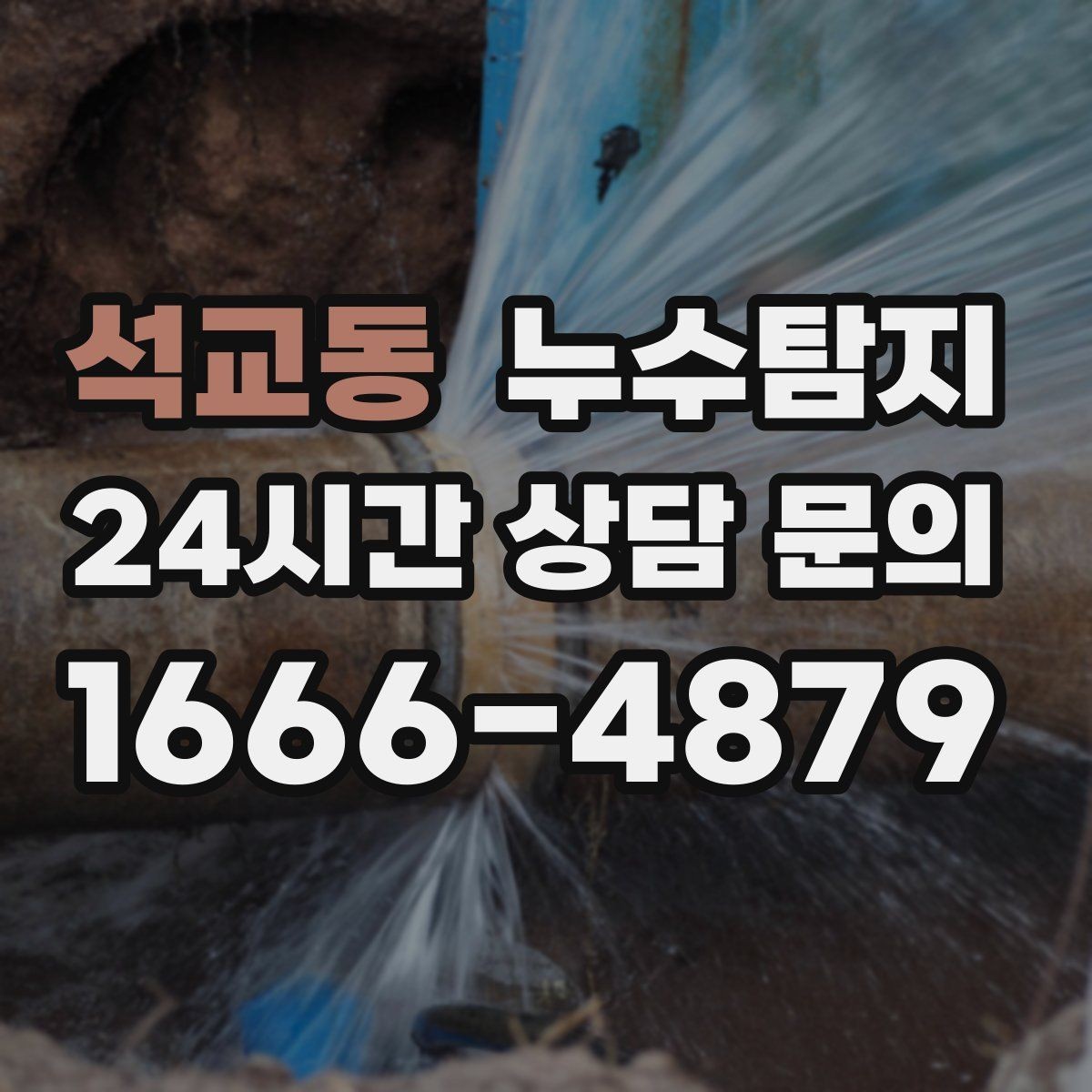 석교동 누수탐지 전문가와 동행한 하루의 기록