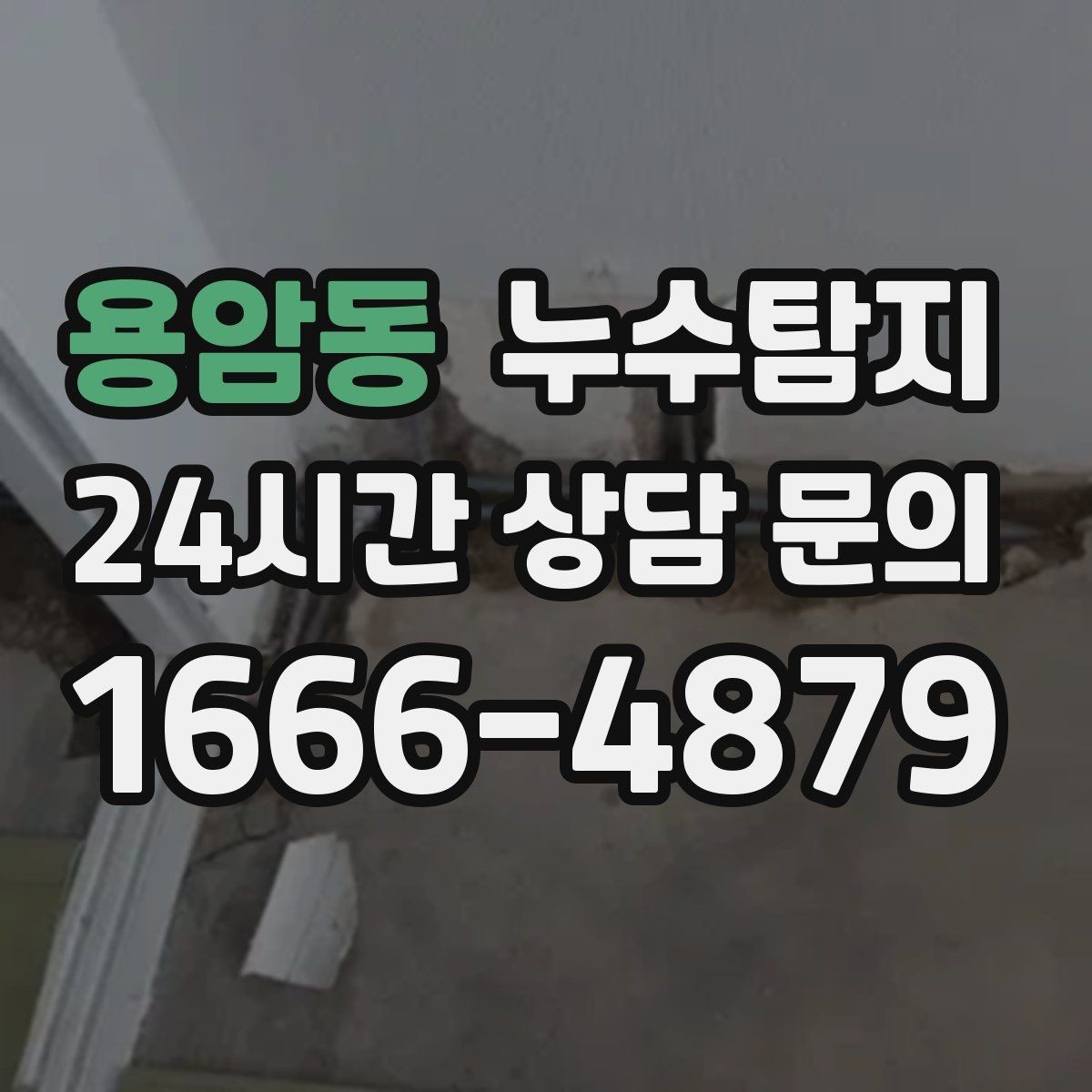 용암동 누수탐지 공실 관리 정기 점검 운영기