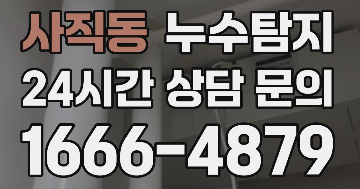 하수구막힘