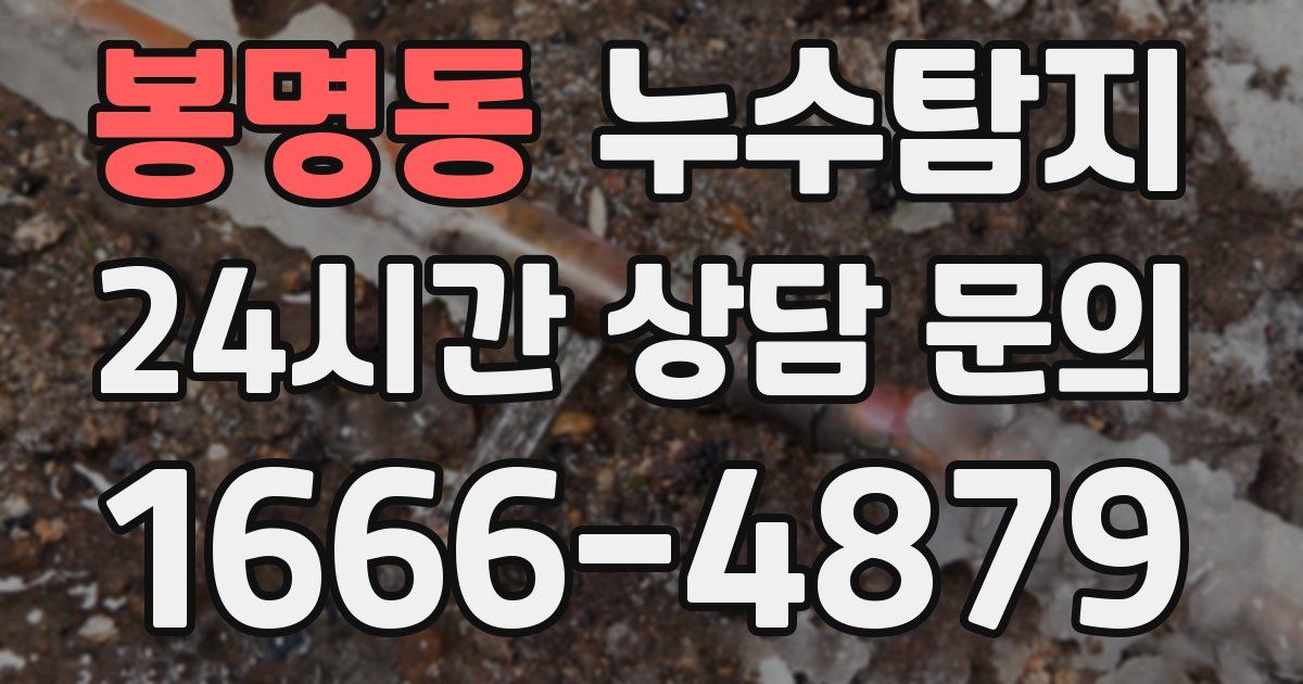 하수구막힘