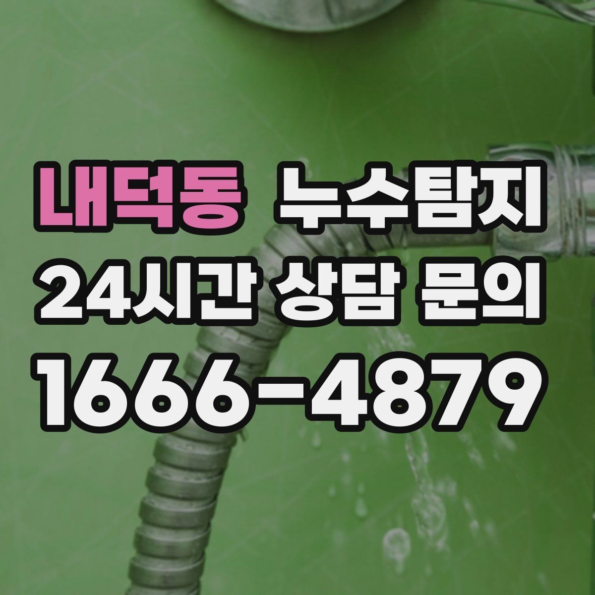 내덕동 누수탐지 주말 방문으로 신속히 해결한 후기