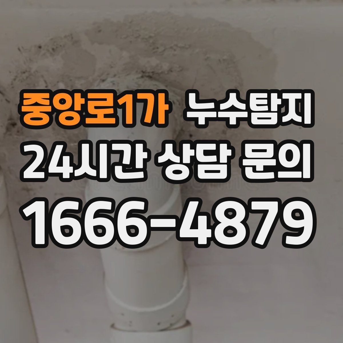 중앙로1가 누수탐지 현장 진단에서 배운 체크 포인트