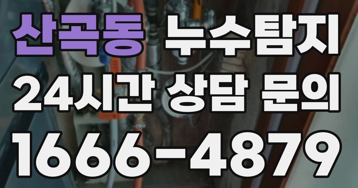 하수구막힘