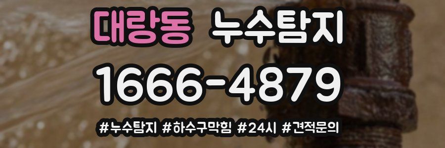 누수닥터 누수탐지