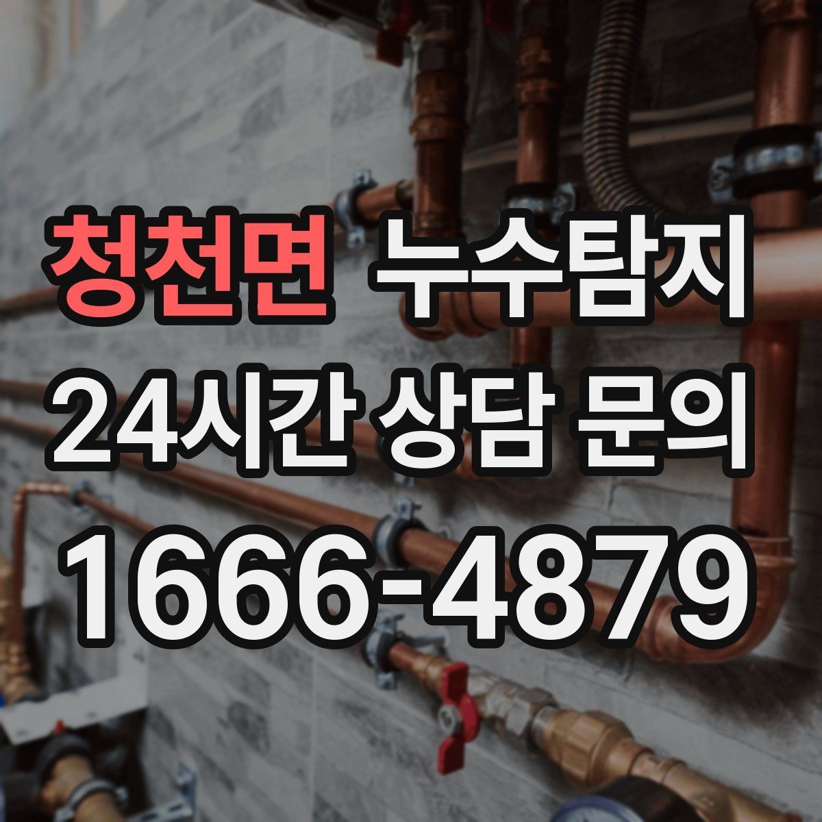 청천면 누수탐지 결로일까 누수일까 구분 가이드