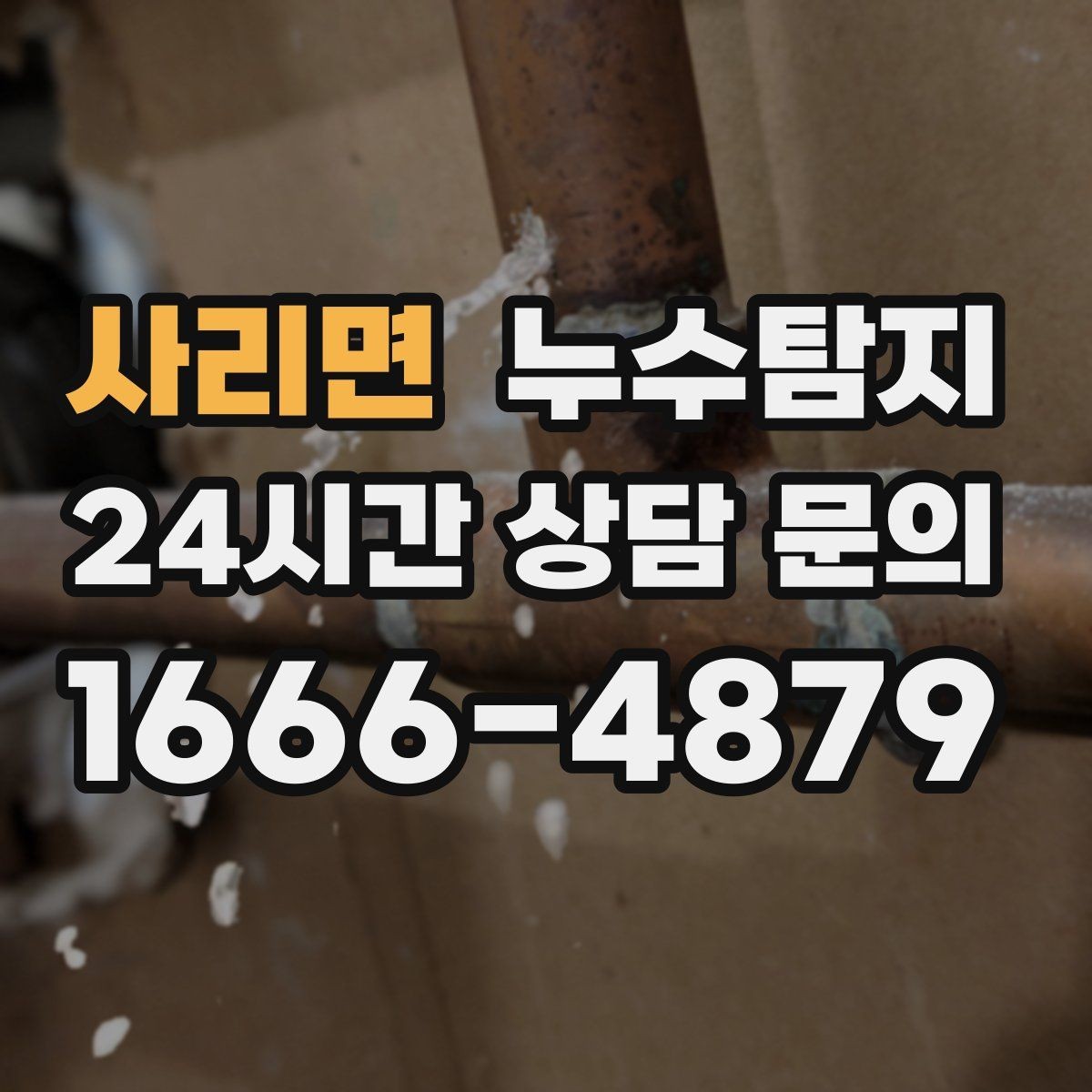 사리면 누수탐지 상가 매장 영업 중 점검 노하우