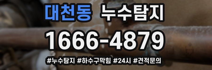 누수닥터 누수탐지