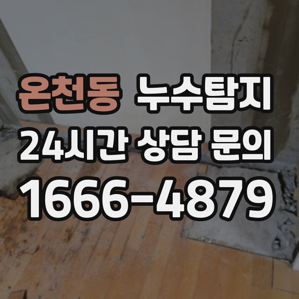 온천동 누수탐지 단독주택 외부 관로 점검 이야기
