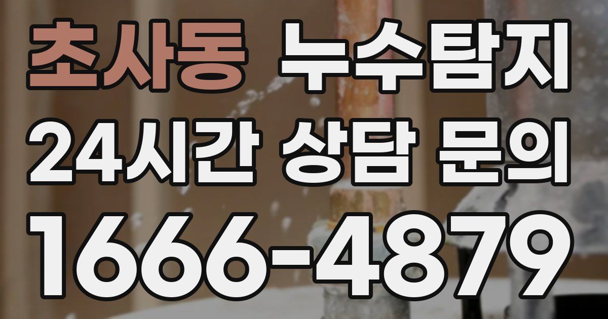 하수구막힘