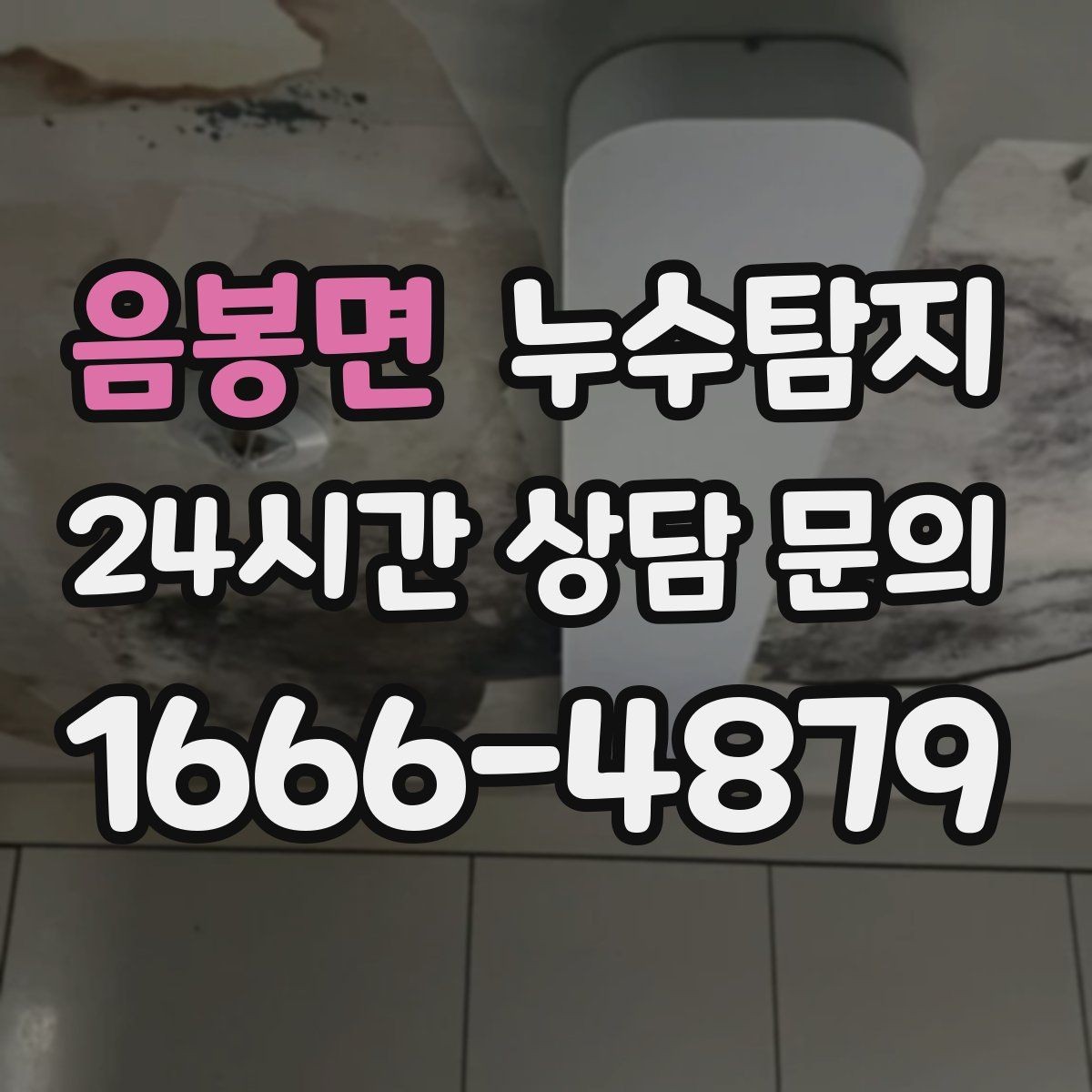 음봉면 누수탐지 보이지 않는 누수도 정확하게