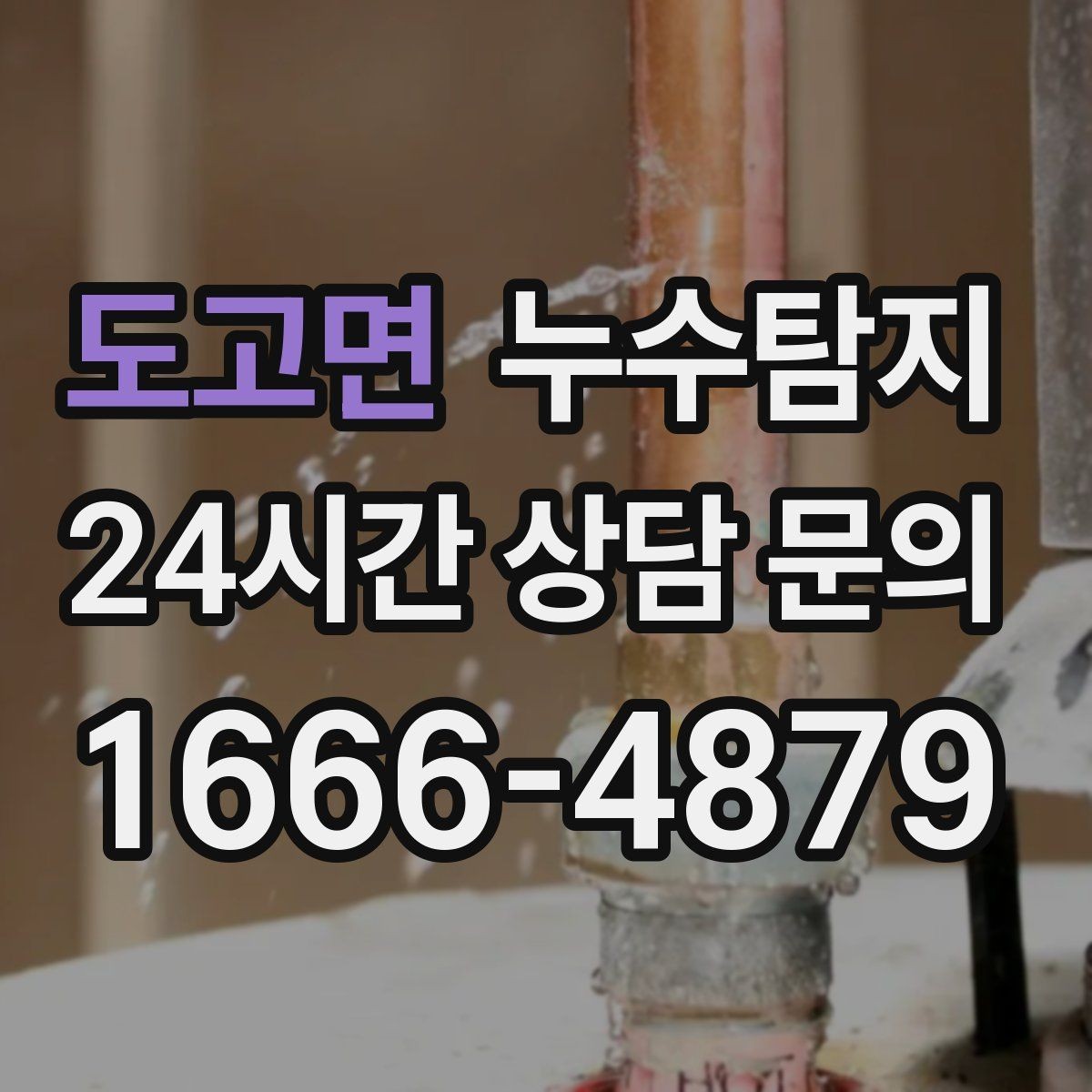 도고면 누수탐지 예약부터 복구까지 전 과정 케어