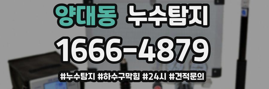 누수닥터 누수탐지