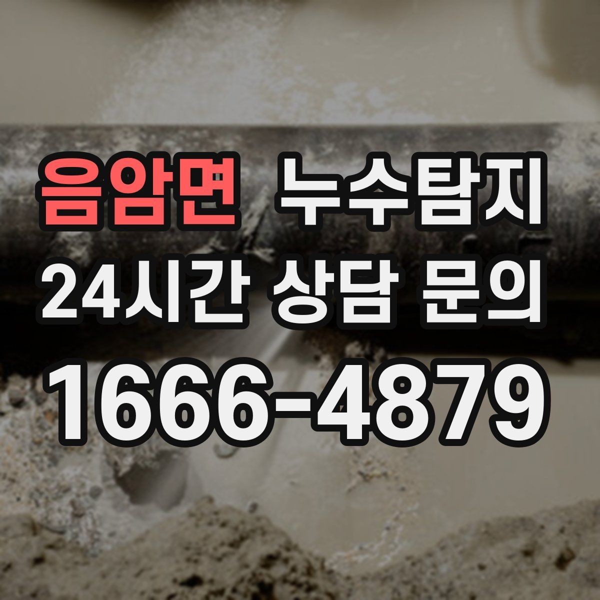 음암면 누수탐지 관리사무소와 협의한 과정 기록