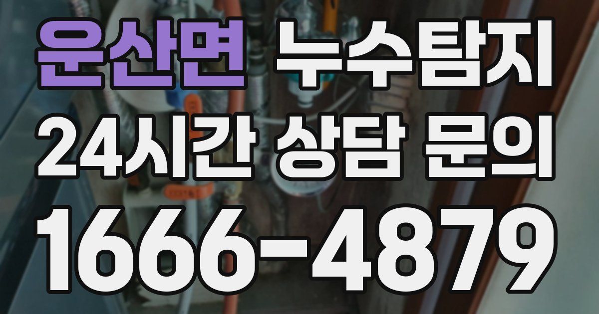 하수구막힘