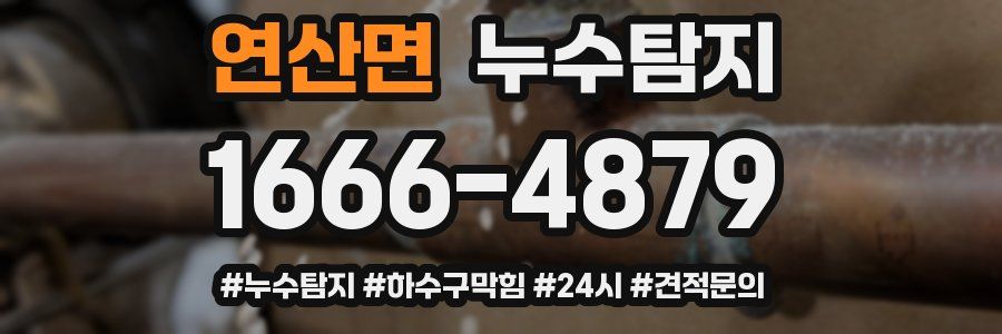 누수닥터 누수탐지