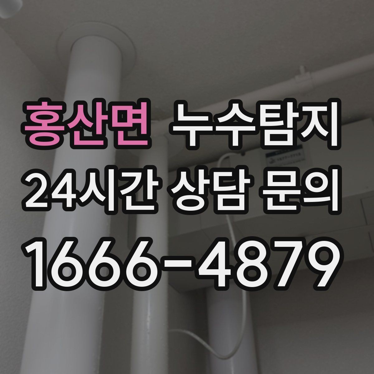 홍산면 누수탐지 상가 매장 누수 신속 진단