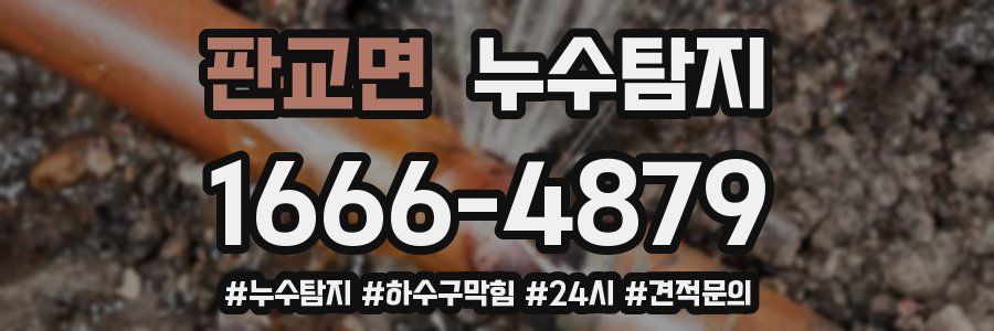 누수닥터 누수탐지