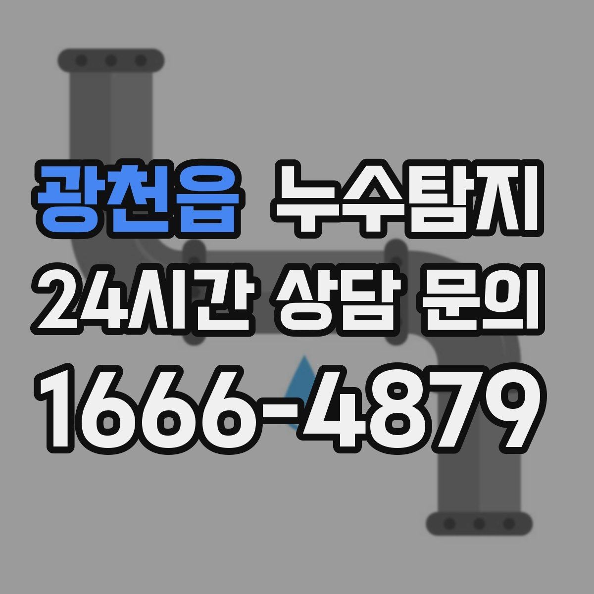 광천읍 누수탐지 빠른 방문 당일 진단 가능