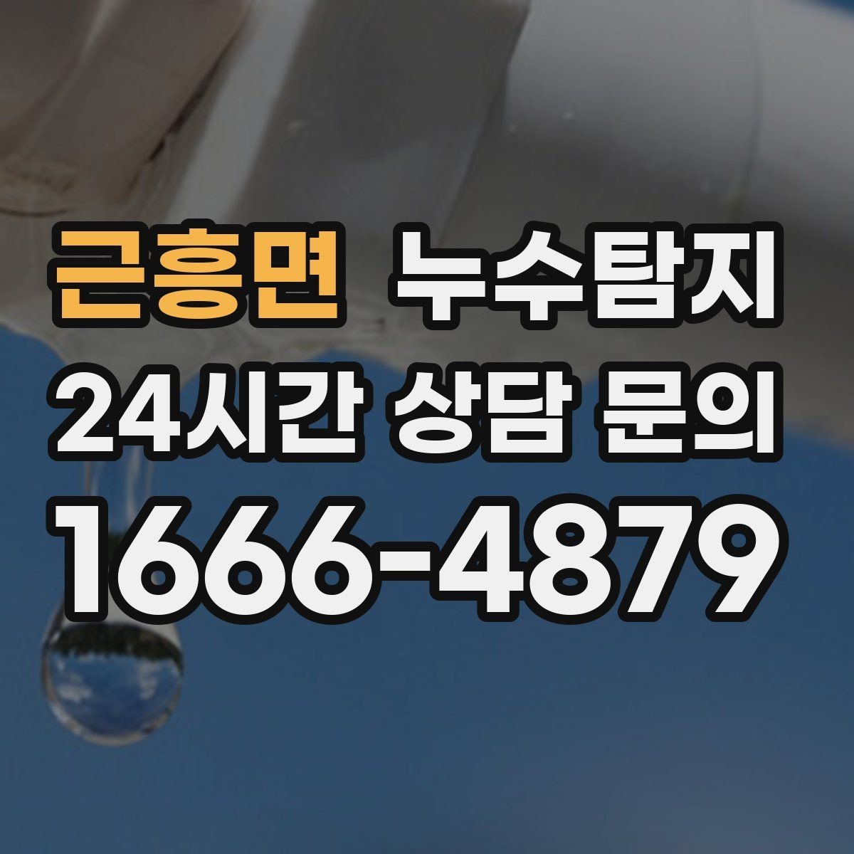 근흥면 누수탐지 싱크대 배수관 연결부 점검