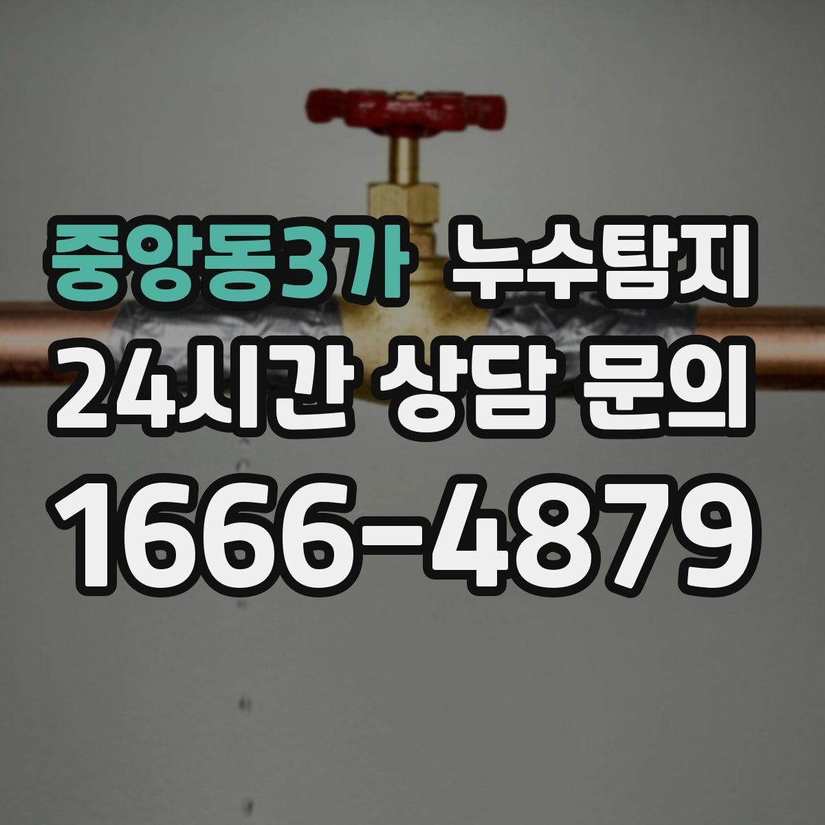 중앙동3가 누수탐지 정밀 진단 후 최적 복구 제안