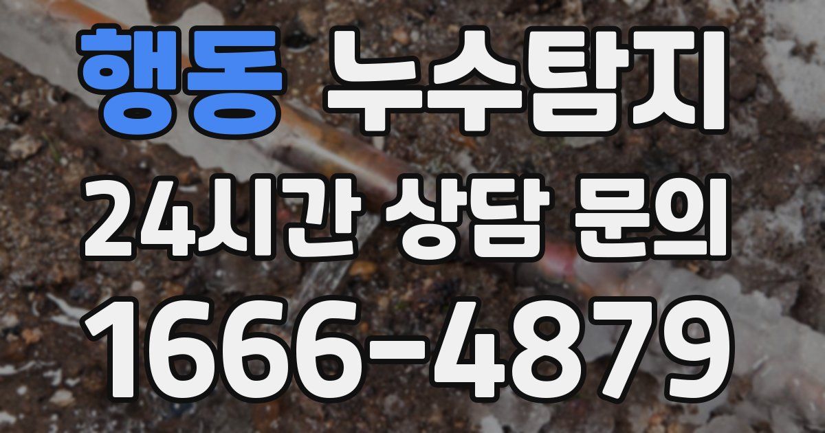 하수구막힘