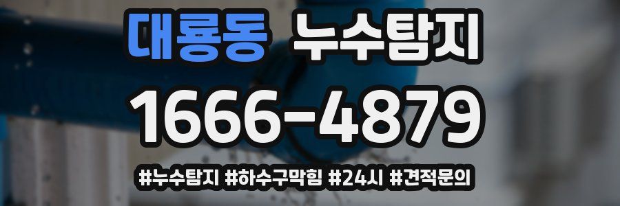 누수닥터 누수탐지
