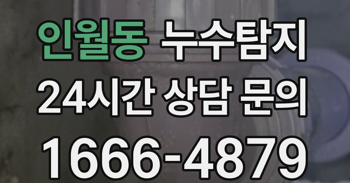 하수구막힘