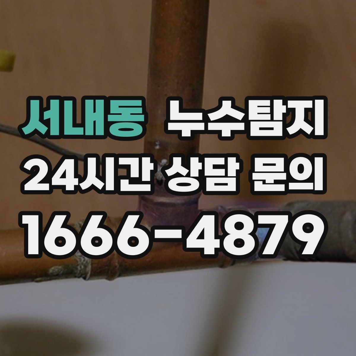 서내동 누수탐지 세탁실 배수 문제 진단 경험
