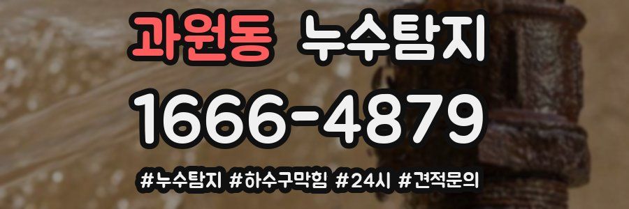 누수닥터 누수탐지