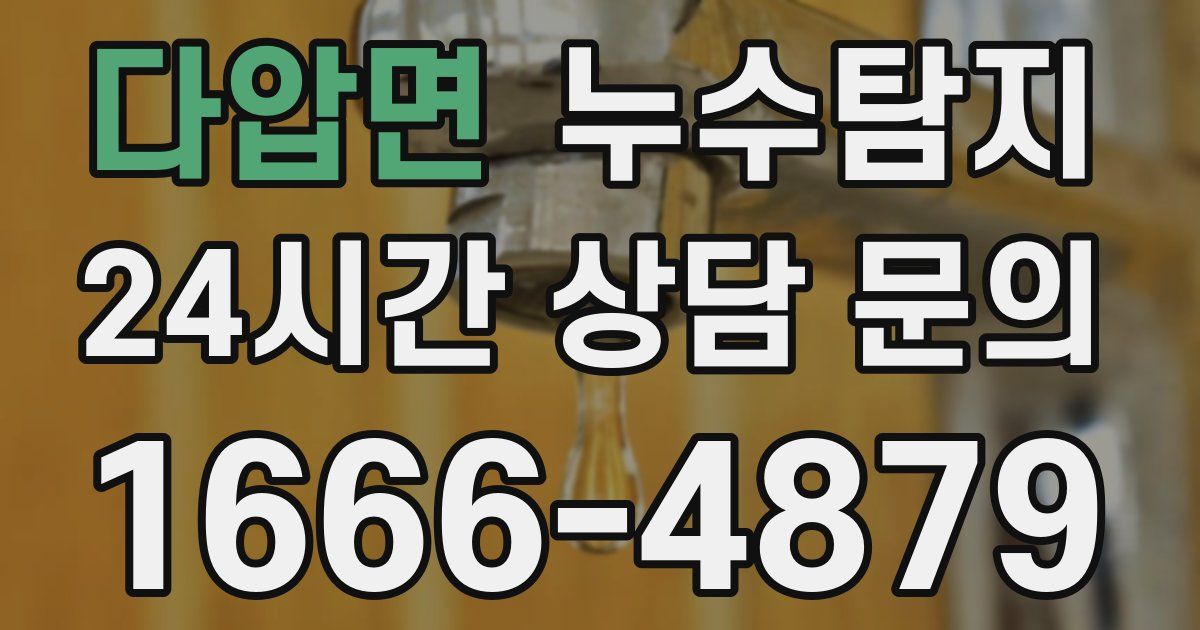 하수구막힘